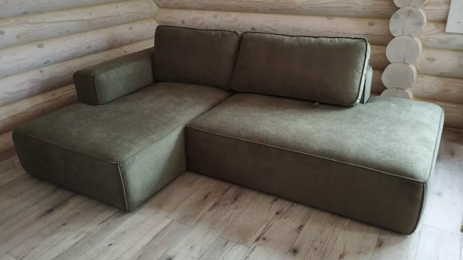Диван-кровать Норман угловой 252x165x62 см — интерьерное фото 28