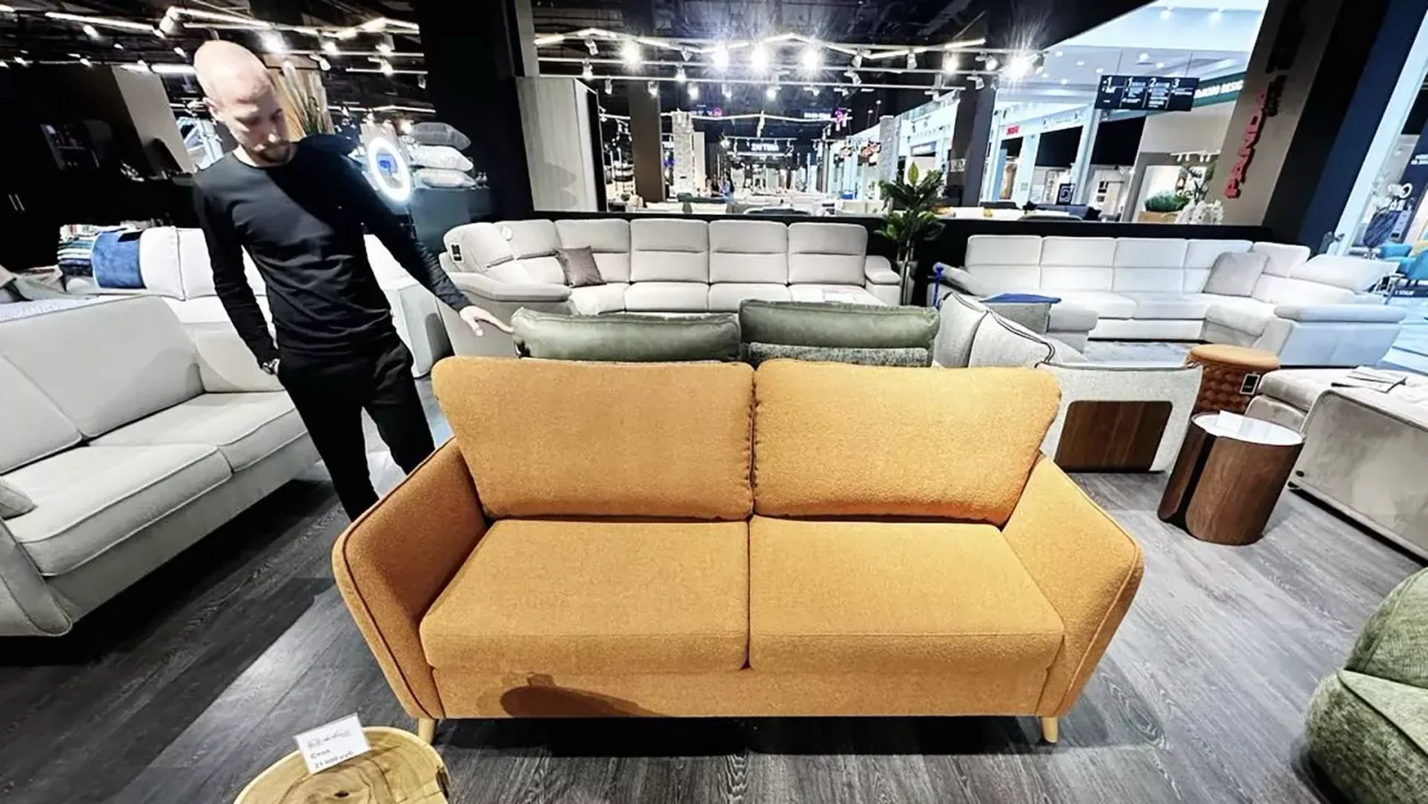 Диван Копенгаген открытый угол XL-2 320x236x95 см — интерьерное фото 32