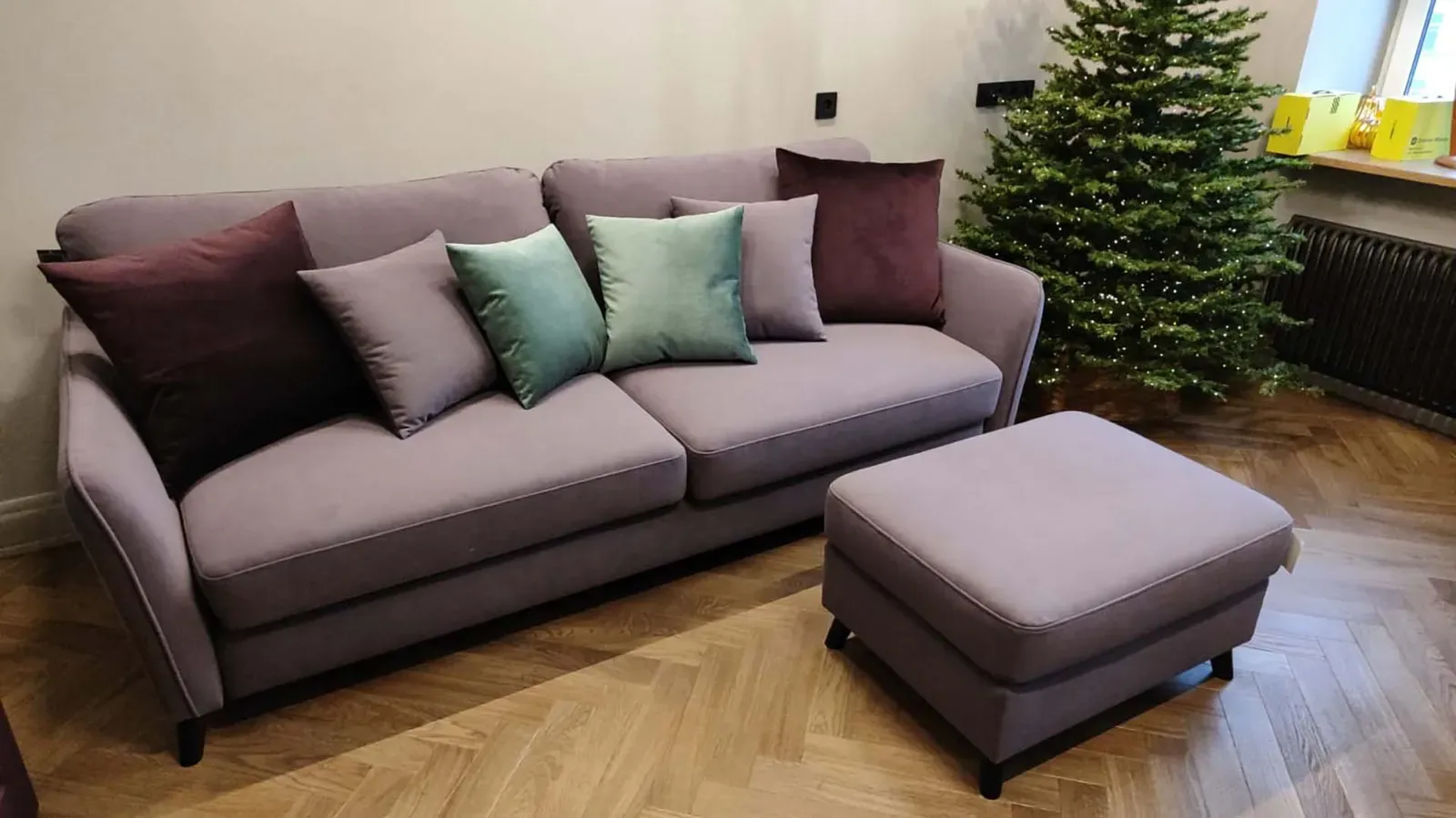 Диван Копенгаген открытый угол XL-2 320x236x95 см — интерьерное фото 58