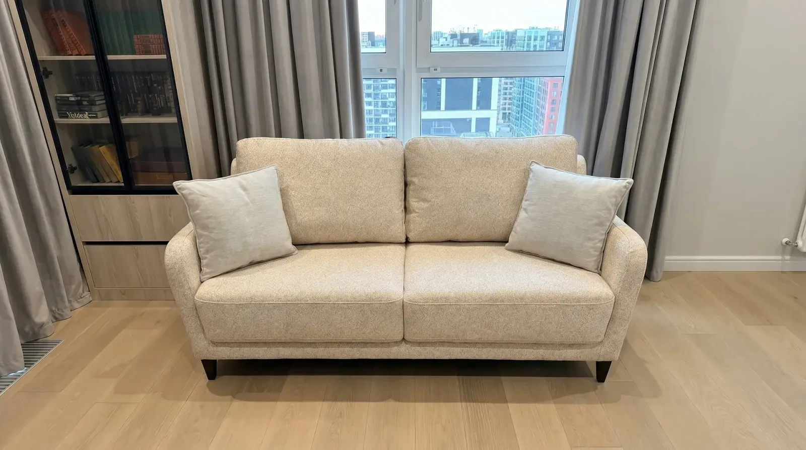 Диван-кровать Хольте прямой 157x97x98 см — интерьерное фото 53