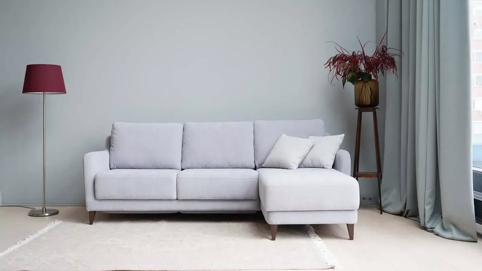 Диван-кровать Хольте прямой 157x97x98 см — интерьерное фото 8
