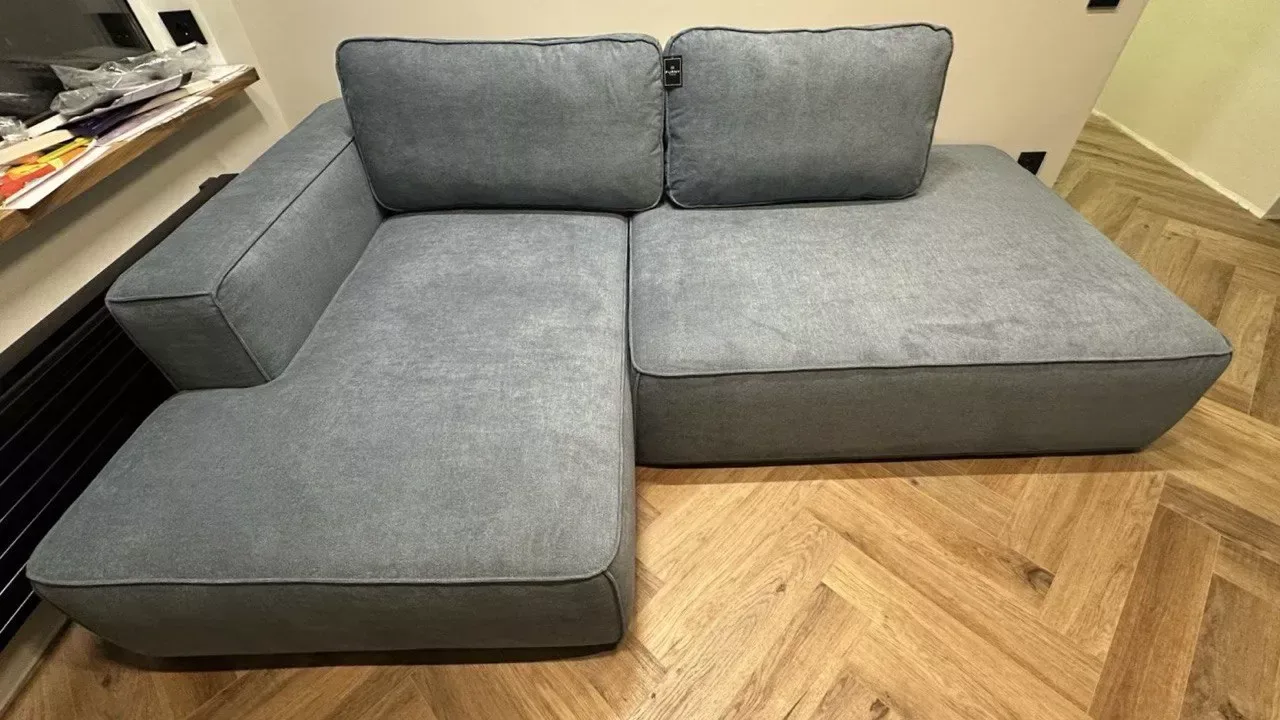 Диван-кровать Норман угловой 252x165x62 см — интерьерное фото 73