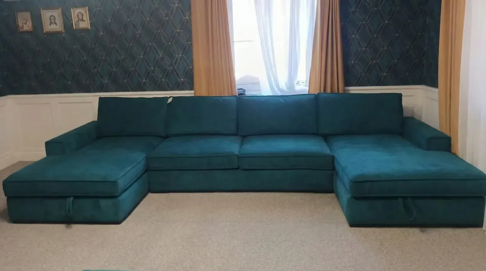 Диван-кровать Нарвик Classic 250x108x95 см — интерьерное фото 40