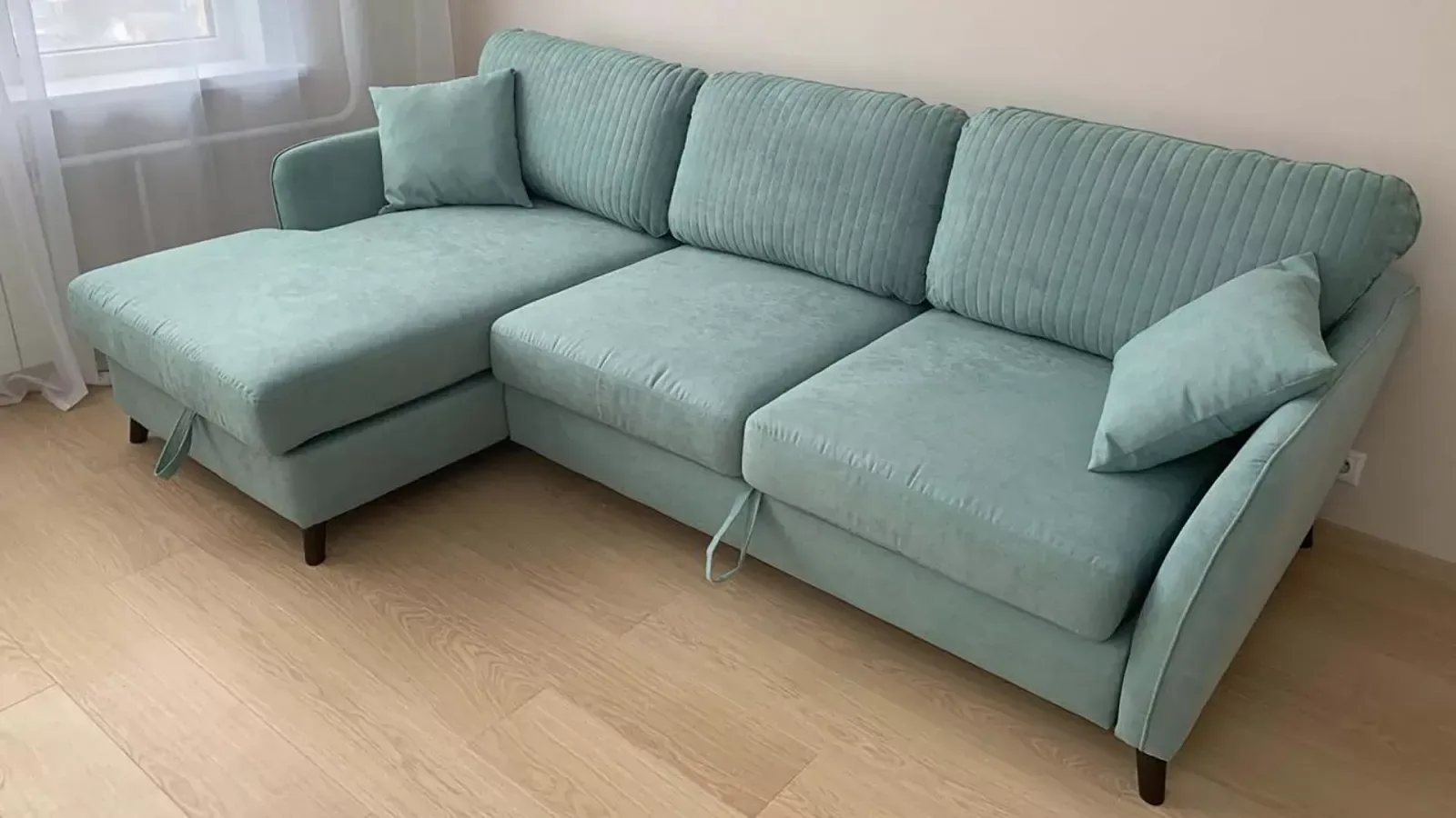 Диван Копенгаген открытый угол XL-2 320x236x95 см — интерьерное фото 53