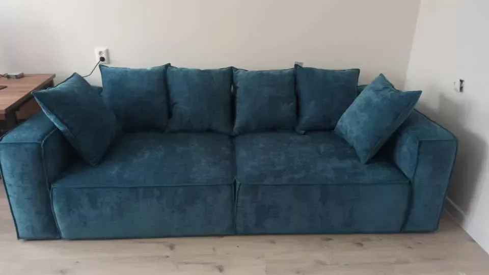 Диван-кровать Норман угловой 252x165x62 см — интерьерное фото 31