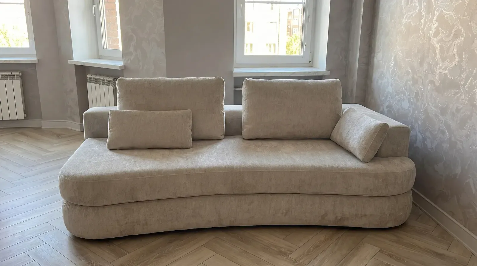 Диван-кровать Барселона 252x116x62 см — интерьерное фото 30