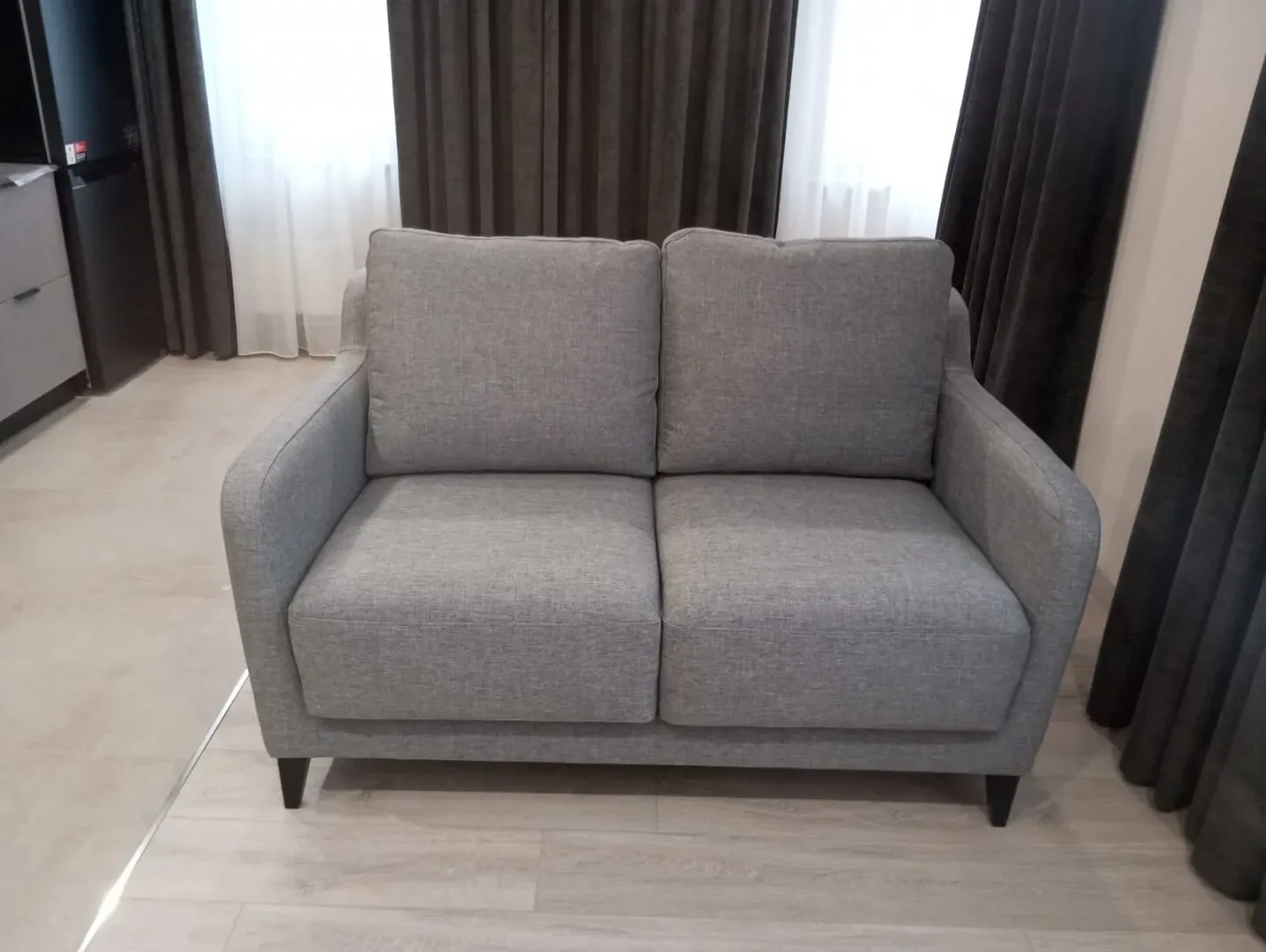 Диван-кровать Хольте прямой 157x97x98 см — интерьерное фото 32