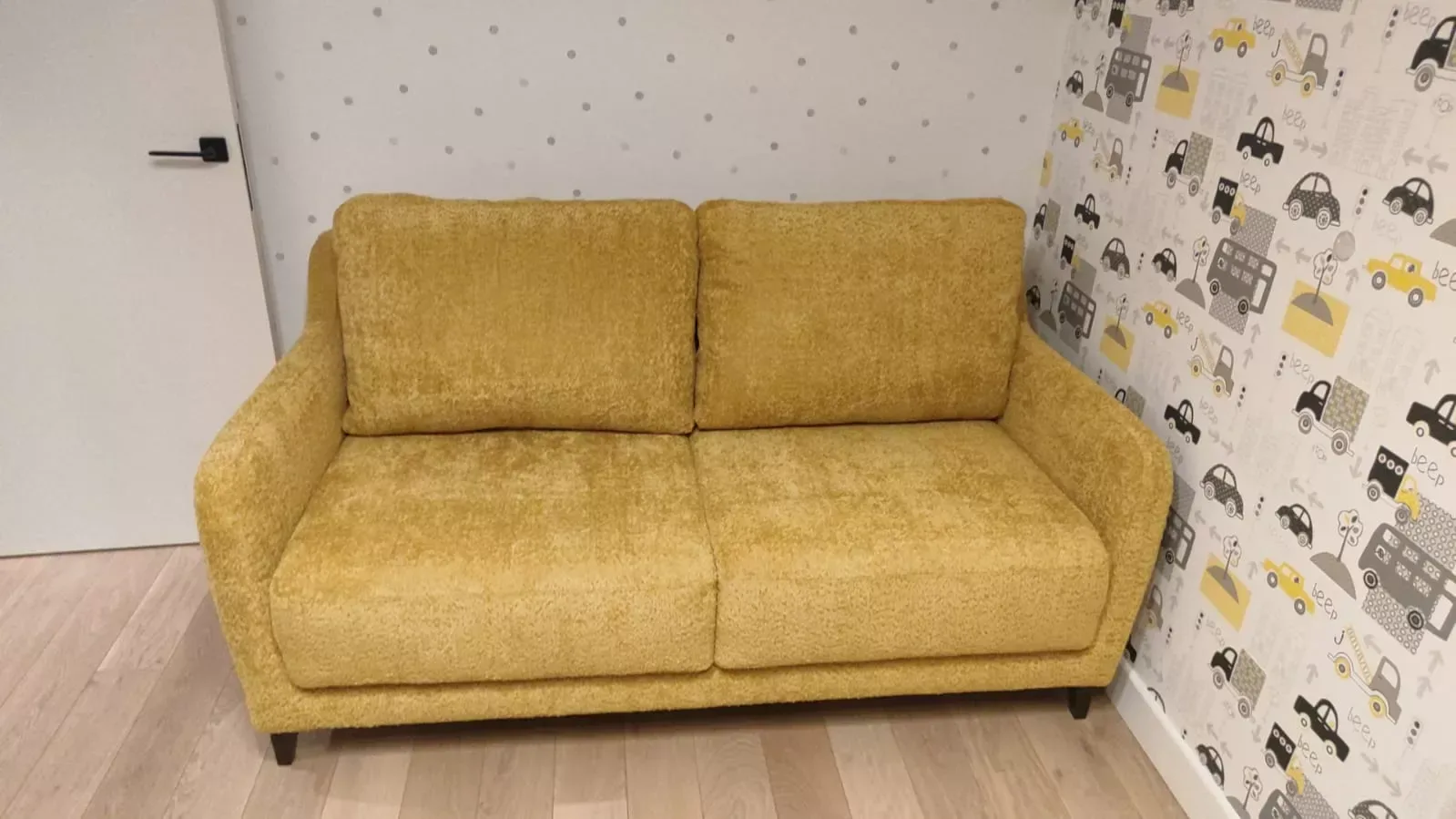 Диван-кровать Хольте прямой 157x97x98 см — интерьерное фото 26