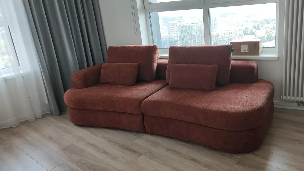 Диван-кровать Барселона 252x116x62 см — интерьерное фото 17